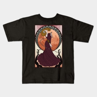 Art Nouveau Bloodborne - Moon Scented Hunter Kids T-Shirt